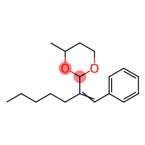1,3-Dioxane, 4-methyl-2-[1-(phenylmethylene)hexyl]-
