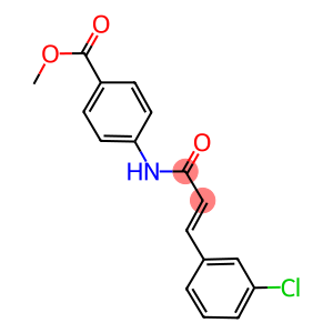 methyl 4-{[3-(3-chlorophenyl)acryloyl]amino}benzoate