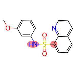 N-(3-methoxyphenyl)-8-quinolinesulfonamide