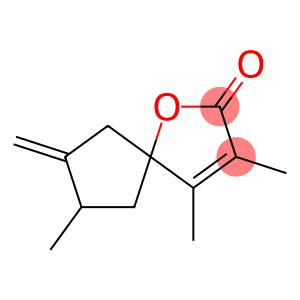 1-Oxaspiro[4.4]non-3-en-2-one, 3,4,7-trimethyl-8-methylene-