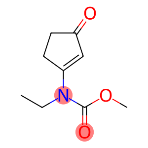 Carbamic  acid,  ethyl(3-oxo-1-cyclopenten-1-yl)-,  methyl  ester  (9CI)