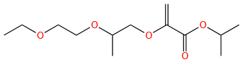 2-[2-(2-methoxymethylethoxy)methylethoxy]methylethyl acrylate