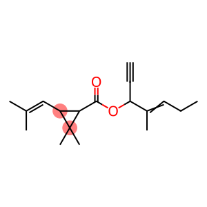 1-Ethynyl-2-methylpent-2-enyl 2,2-dimethyl-3-(2-methylprop-1-enyl)cyclopropanecarboxylate