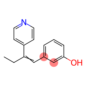 3-(2-pyridin-4-ylbut-1-enyl)phenol