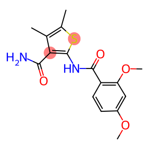 2-[(2,4-dimethoxybenzoyl)amino]-4,5-dimethyl-3-thiophenecarboxamide