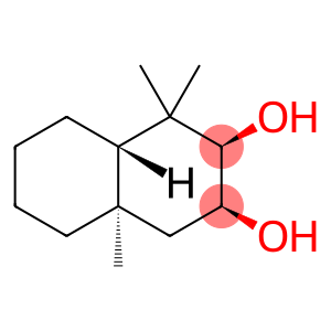 2,3-Naphthalenediol, decahydro-1,1,4a-trimethyl-, (2R,3S,4aR,8aS)-rel-