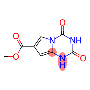 1,2,3,4-Tetrahydro-2,4-dioxopyrrolo[1,2-a]-1,3,5-triazine-7-carboxylic acid methyl ester