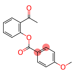 4-Methoxybenzoic acid 2-acetylphenyl ester