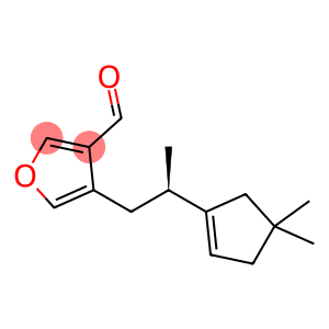 (R)-4-(2-(4,4-Dimethyl-1-cyclopenten-1-yl)propyl)-3-furancarboxaldehyd e