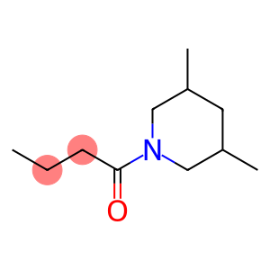 Piperidine, 3,5-dimethyl-1-(1-oxobutyl)- (9CI)