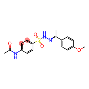 N-[4-[[1-(4-methoxyphenyl)ethylideneamino]sulfamoyl]phenyl]acetamide