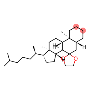 Cholestan-7-one, cyclic 1,2-ethanediyl acetal, (5alpha)-