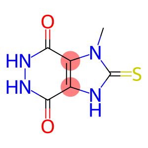 2-Mercapto-1-methyl-1H-imidazo[4,5-d]pyridazine-4,7-diol