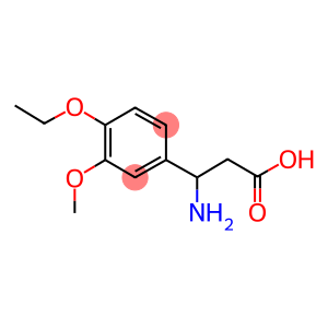 Benzenepropanoic acid, .beta.-amino-4-ethoxy-3-methoxy-