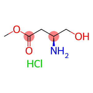 Butanoic acid, 3-amino-4-hydroxy-, methyl ester, hydrochloride (1:1), (3S)-