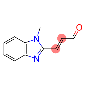 2-Propenal, 3-(1-methyl-1H-benzimidazol-2-yl)-, (2E)-