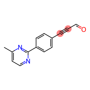 2-Propynal, 3-(4-methyl-2-pyrimidinyl)- (9CI)