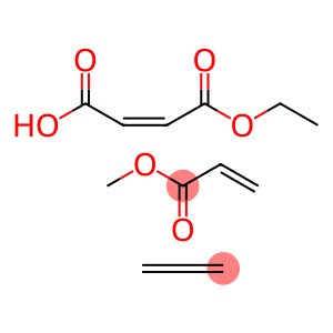 2-Butenedioic acid (2Z)-, monoethyl ester, polymer with ethene and methyl 2-propenoate