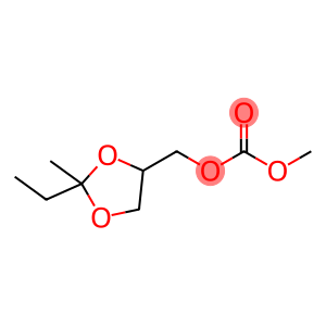 Carbonic acid, (2-ethyl-2-methyl-1,3-dioxolan-4-yl)methyl methyl ester (9CI)