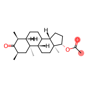 Androstan-3-one, 17-(acetyloxy)-2,4-dimethyl-, (2alpha,4alpha,5alpha,1 7beta)-
