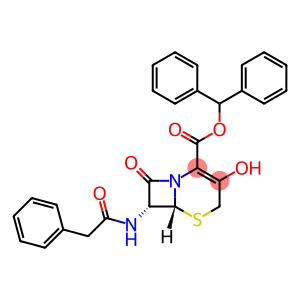 7-Phenyl acetamido-3-Hydroxy-3-Cephem-4-Carboxylic acid Diphenylmethyl ester