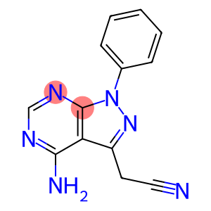 2-(5-amino-9-phenyl-2,4,8,9-tetrazabicyclo[4.3.0]nona-1,3,5,7-tetraen- 7-yl)acetonitrile