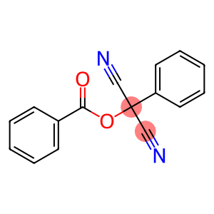 Propanedinitrile, 2-(benzoyloxy)-2-phenyl-