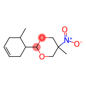 5-methyl-2-(6-methyl-1-cyclohex-3-enyl)-5-nitro-1,3-dioxane
