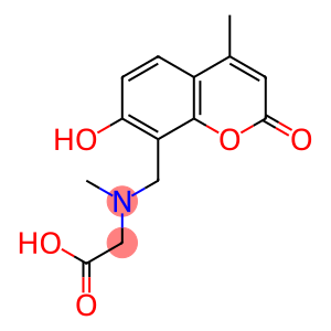 N-[(7-HYDROXY-4-METHYL-2-OXO-2H-1-BENZOPYRAN-6-YL)METHYL]-N-METHYLGLYCINE