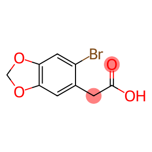 2-(6-Bromobenzo[d][1,3]dioxol-5-yl)acetic acid