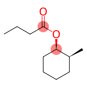 rel-Butanoic acid (1S*)-2α*-methylcyclohexane-1α*-yl ester