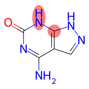 4-Amino-6-hydroxypyrazolo[3,4-d]pyrimidine