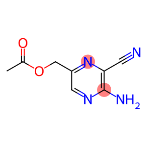 5-Amino-6-cyano-2-pyrazinylmethyl  acetate