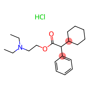 2-diethylaminoethyl(alpha-phenylcyclohexane)acetatehydrochloride