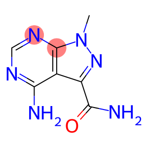 1H-Pyrazolo[3,4-d]pyrimidine-3-carboxamide, 4-amino-1-methyl-