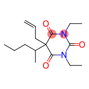 1,3-Diethyl-5-(1-methylbutyl)-5-(2-propenyl)-2,4,6(1H,3H,5H)-pyrimidinetrione