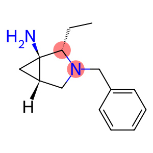 3-Azabicyclo[3.1.0]hexan-1-amine,2-ethyl-3-(phenylmethyl)-,(1R,2S,5S)-rel-(9CI)
