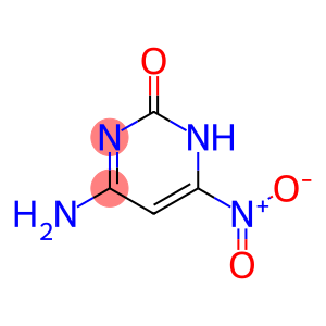 2(1H)-Pyrimidinone,  4-amino-6-nitro-