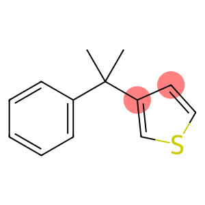 3-(1-Methyl-1-phenylethyl)thiophene