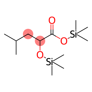 4-Methyl-2-[(trimethylsilyl)oxy]pentanoic acid trimethylsilyl ester