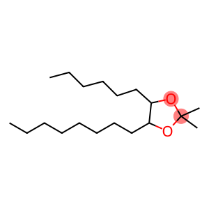 4-Hexyl-2,2-dimethyl-5-octyl-1,3-dioxolane