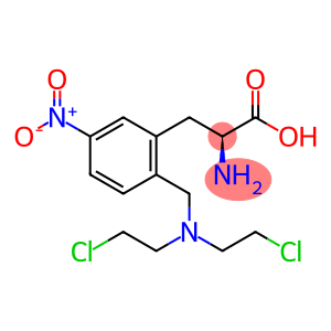 Phenylalanine, 2-((bis(2-chloroethyl)amino)methyl)-5-nitro-