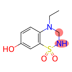 2H-1,2,4-Benzothiadiazin-7-ol, 4-ethyl-3,4-dihydro-, 1,1-dioxide