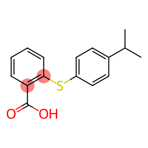 Benzoic acid, 2-[[4-(1-methylethyl)phenyl]thio]-