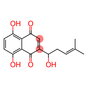 5,8-Dihydroxy-2-(1-hydroxy-4-methylpent-3-enyl)naphthalene-1,4-dione