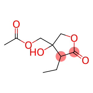 2(3H)-Furanone, 4-[(acetyloxy)methyl]-3-ethyldihydro-4-hydroxy-