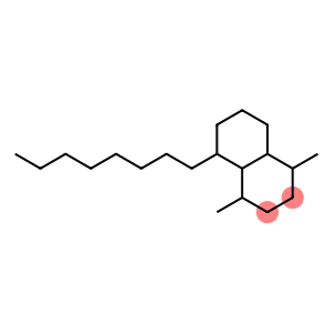 Decahydro-1,4-dimethyl-5-octylnaphthalene