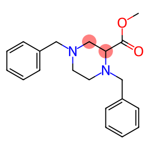 1,4-Dibenzyl-piperazine-2-carboxylicacidMethylester