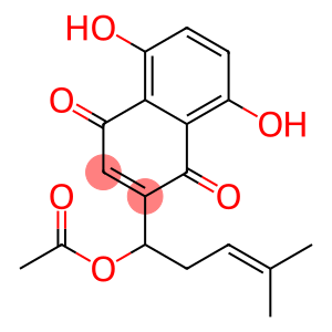 1,4-Naphthalenedione, 2-[1-(acetyloxy)-4-methyl-3-penten-1-yl]-5,8-dihydroxy-