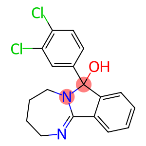 2,3,4,5-Tetrahydro-7-(3,4-dichlorophenyl)-7H-[1,3]diazepino[2,1-a]isoindol-7-ol